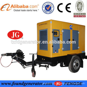 CE genehmigt 100kva 80kw stillen mobilen Generator für den Bergbau